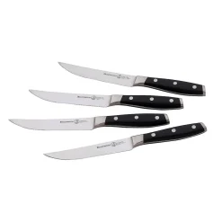 Messermeister Avanta Steak Knife, Set of 4, Black