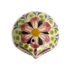 Mexican Hand Painted Purple Owl Salt & Pepper Shaker Set