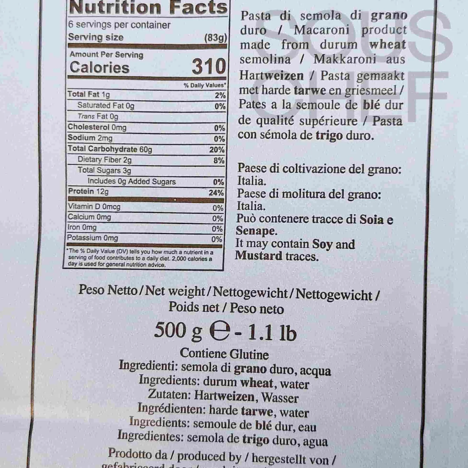 Michele Portoghese Ruote, 500g