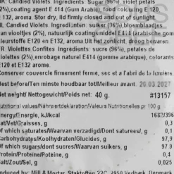 Mill & Mortar Crystallised Violet Pieces, 40g