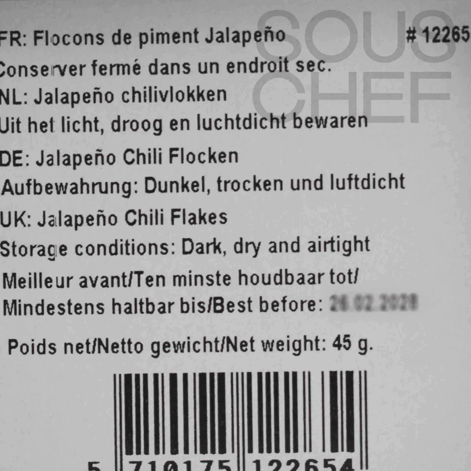 Mill & Mortar Jalapeno Flakes, 45g