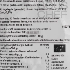 Mill & Mortar Organic Preserved Lemon Granules, 40g