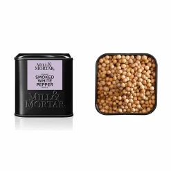 Mill & Mortar Organic Smoked White Pepper, 50g