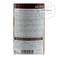 Monin Sugar Free Caramel Syrup, 1 litre