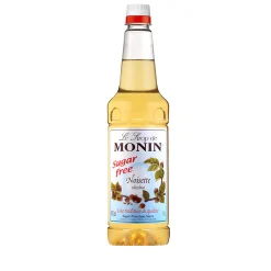 Monin Sugar Free Hazelnut Syrup, 1 litre
