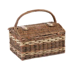 Montmarte Red Striped Picnic Hamper, 4 Person