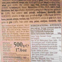 Morelli Linguine Pasta with Wheat Germ, 500g