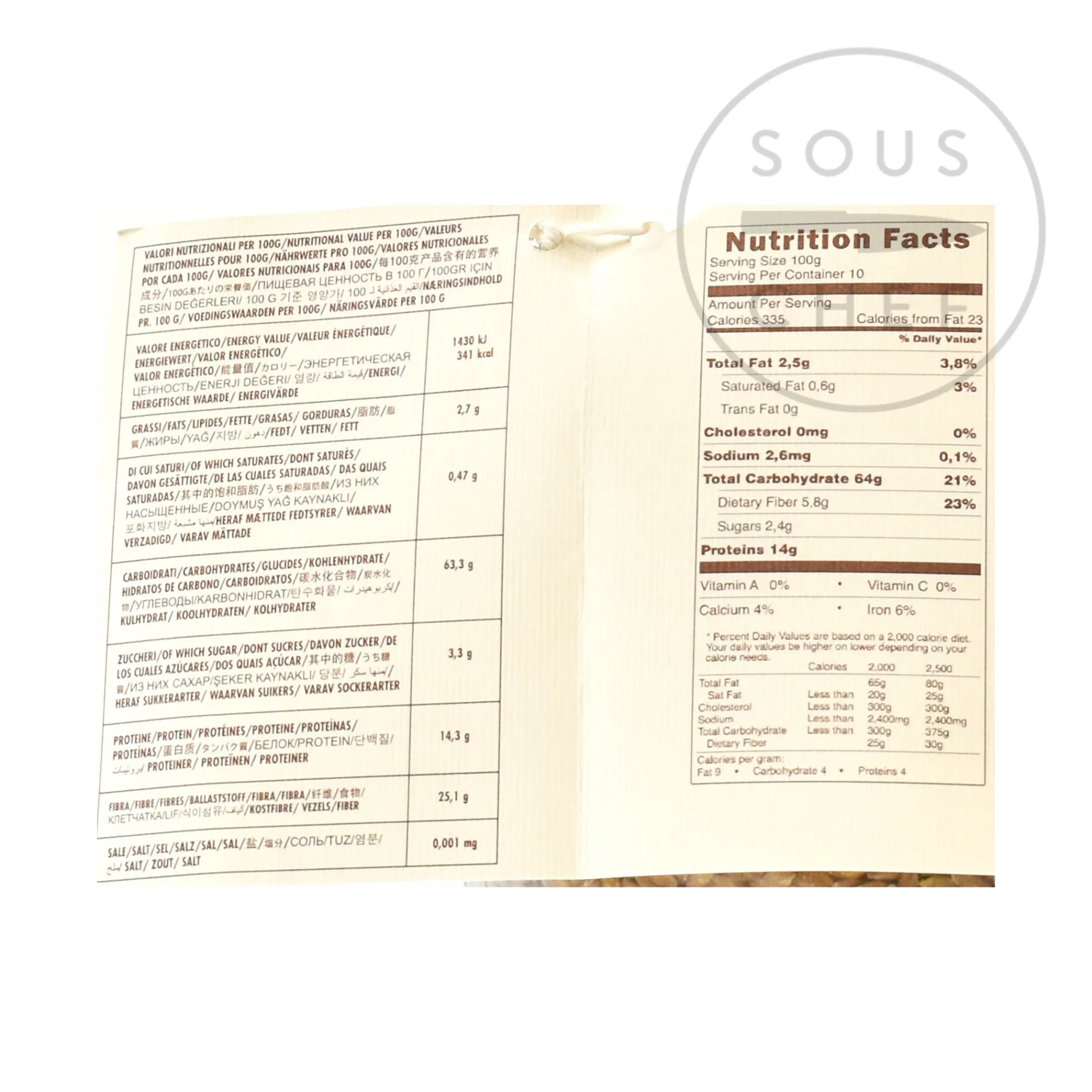 Mulino Marino Organic Enkir (Einkorn) Spelt Grain, 1kg