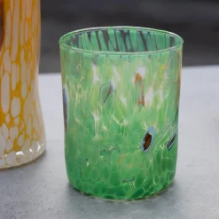 Murano Glass Tumbler, Green