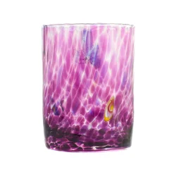 Murano Glass Tumbler, Purple