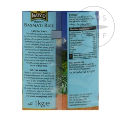 Natco Indian Basmati Rice, 1kg