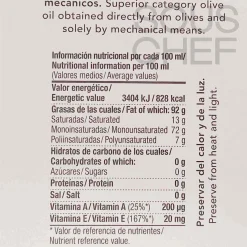 Nobleza del Sur Centenarium Premium Picual Extra Virgin Olive Oil, 500ml