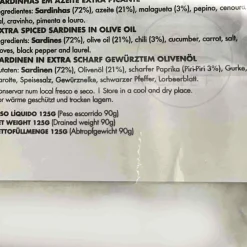 Nuri Extra Spiced Sardines in Olive Oil, 125g