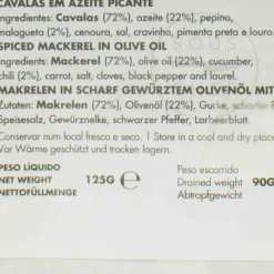 Nuri Mackerel in Olive Oil, Spicy 125g