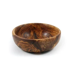 Olive Wood Round Dish, 12.5cm