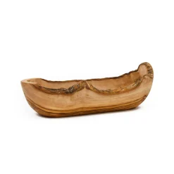 Olive Wood Rustic Serving Bowl, 27cm