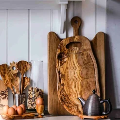 Olive Wood Slotted Spoon, 30cm