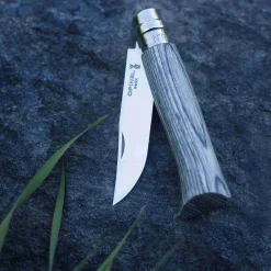 Opinel Grey Birch Sandvik Folding Knife