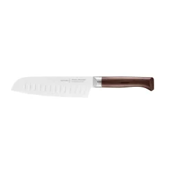 Opinel Les Forges Scalloped Santoku Knife, 17cm