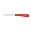 Opinel No 113 Red Beechwood Handle Serrated Paring Knife, 10cm