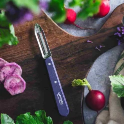 Opinel No 115 Violet Beechwood Handle Peeler, 6cm