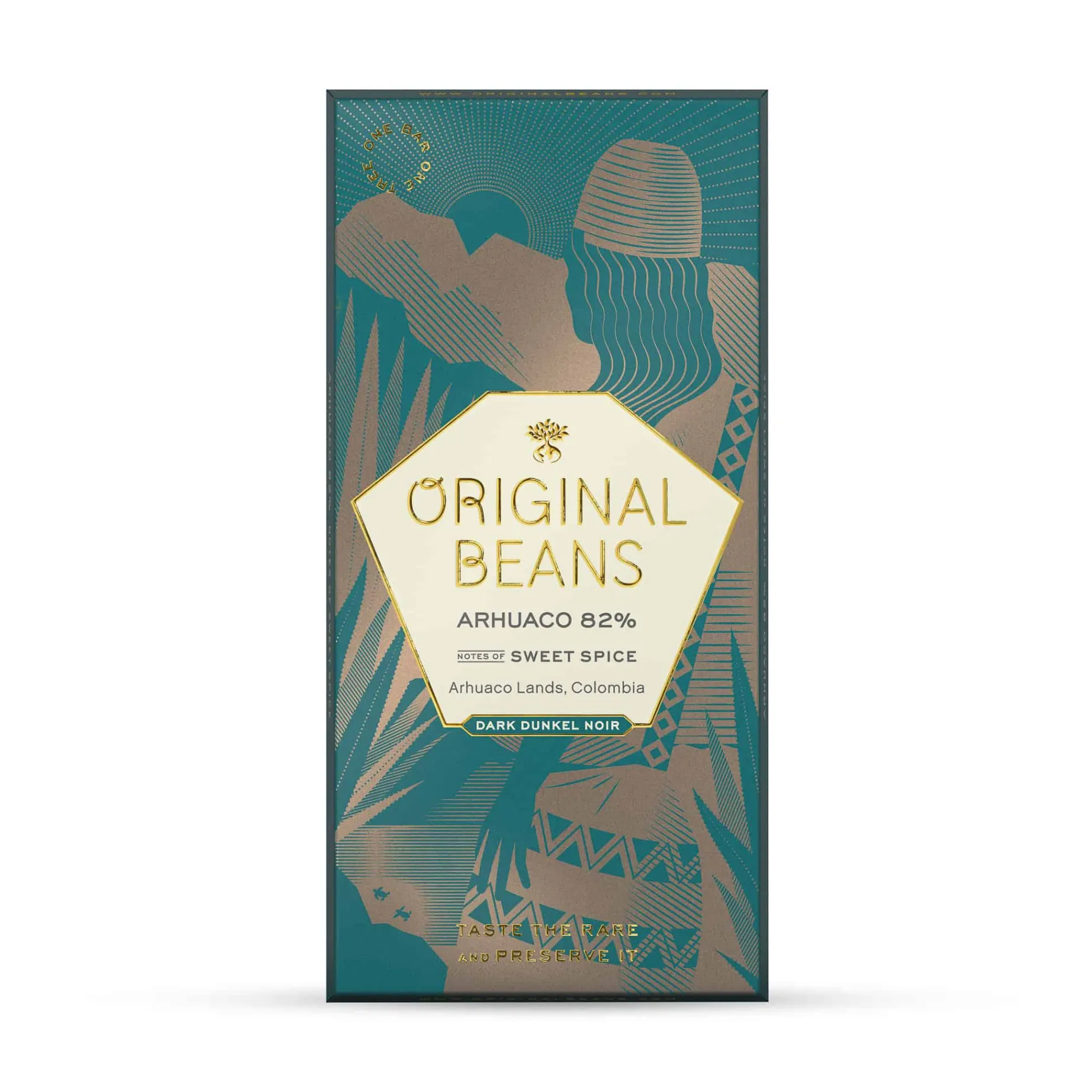 Original Beans 82% Arhuaco Dark Chocolate Bar, 70g