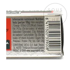 Ortiz Atun Claro Tuna Belly In Olive Oil - Ventresca, 110g