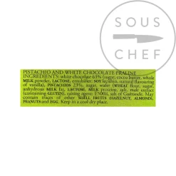 Pariani Pistachio and White Chocolate Pralines, 100g