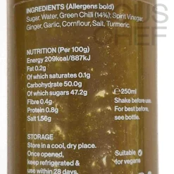 Payst Ginger & Green Sweet Chilli Sauce, 250ml