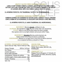 Perello Salted Marcona Almonds, 150g