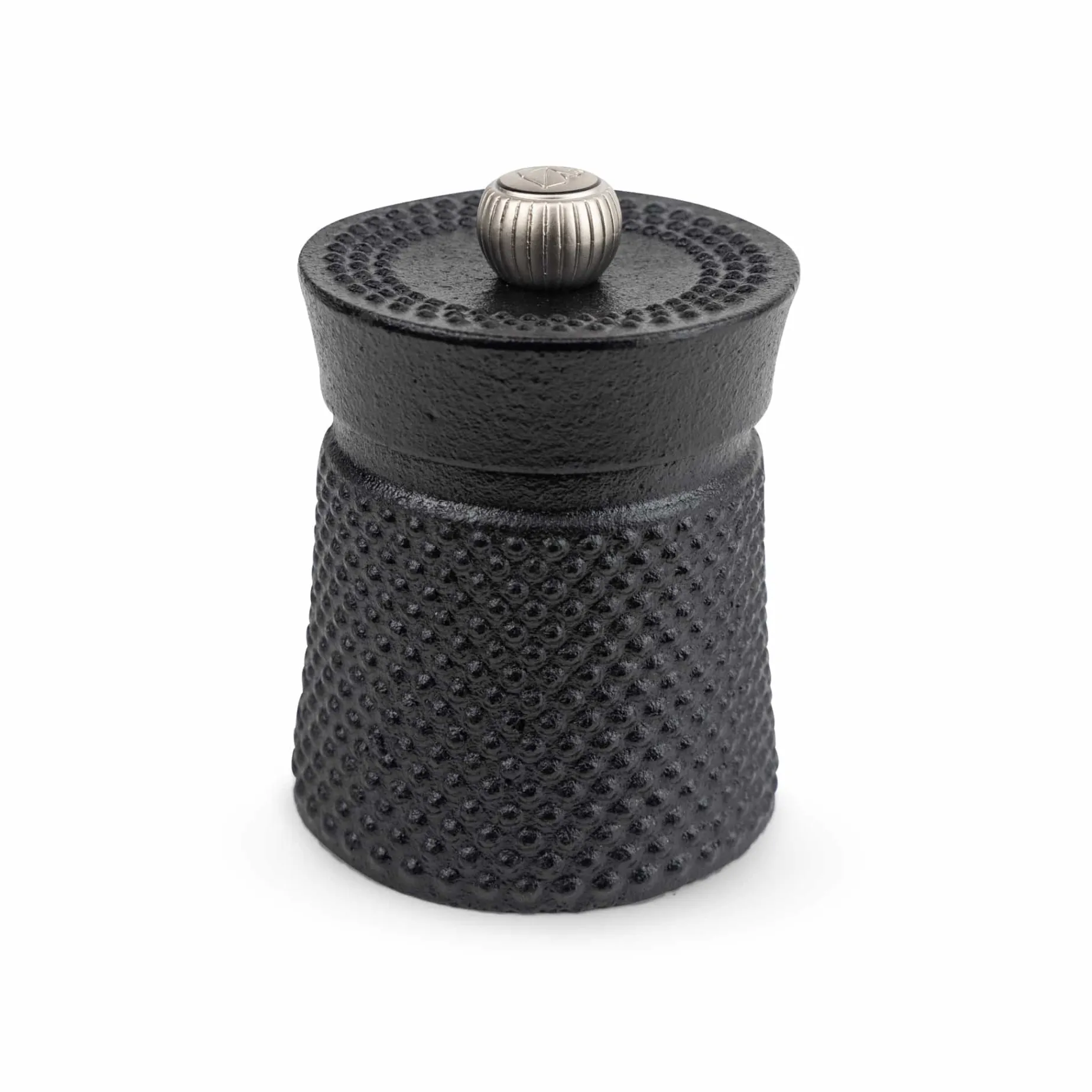 Peugeot Bali Fonte Cast Iron Pepper Mill Black, 8cm