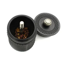 Peugeot Bali Fonte Cast Iron Pepper Mill Black, 8cm