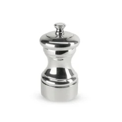 Peugeot Mignonnette Silver Plated Salt Mill, 10cm