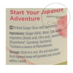 Pickled Sushi Ginger, 190g