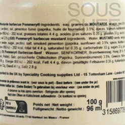 Pommery BBQ Mustard, 100g
