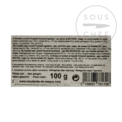 Pommery Espelette Pepper Mustard, 100g