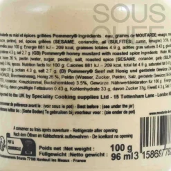 Pommery Honey Mustard with Roasted Spices, 100g