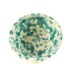 Puglia Aquamarine Splatter Bowl, 12cm