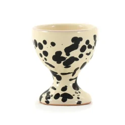 Puglia Black Splatter Egg Cup