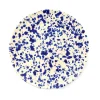 Puglia Blue Splatter Dinner Plate, 27cm
