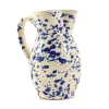 Puglia Blue Splatter Pitcher
