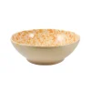 Puglia Dark Yellow Splatter Large Salad Bowl, 28cm