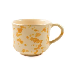 Puglia Dark Yellow Splatter Mug