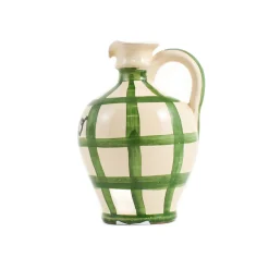 Puglia Green Stripe Oil Bottle, 250ml