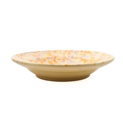 Puglia Lilac and Yellow Splatter Pasta Bowl, 29cm