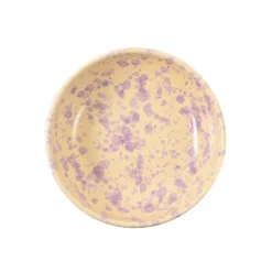 Puglia Lilac Splatter Bowl, 19cm