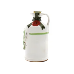 Puglian Olive Oil with Basil in Terracotta Bottle, 250ml