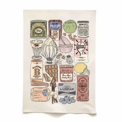 Quite Nice Clothing Baking Essentials Organic Cotton Tea Towel