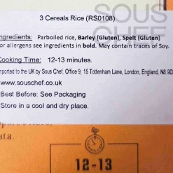 Riseria Campanini 3 Cereals Rice, 850g