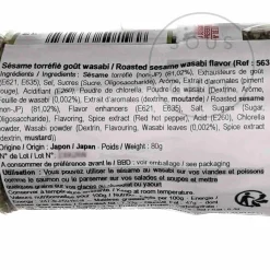 Roasted Sesame Seeds With Wasabi, 80g